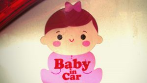 מדבקת תינוק באוטו- תמונת שער